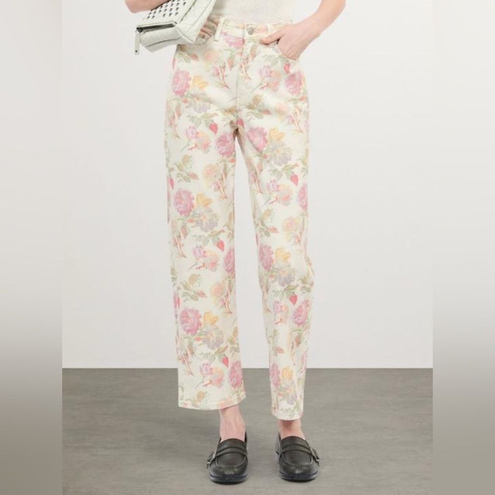 The Kooples Women’s Floral Boyfriend Jeans NWT Size 38= US 6